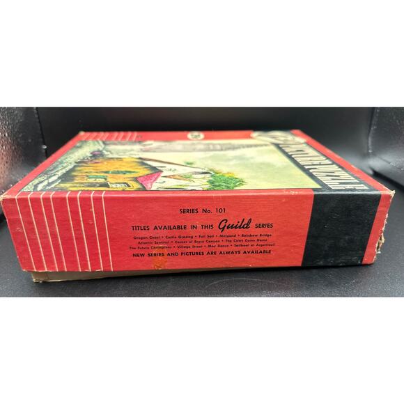 Vintage Guild Picture Puzzle Series No 101 Village Street Whitman Publishing - Picture 3 of 8